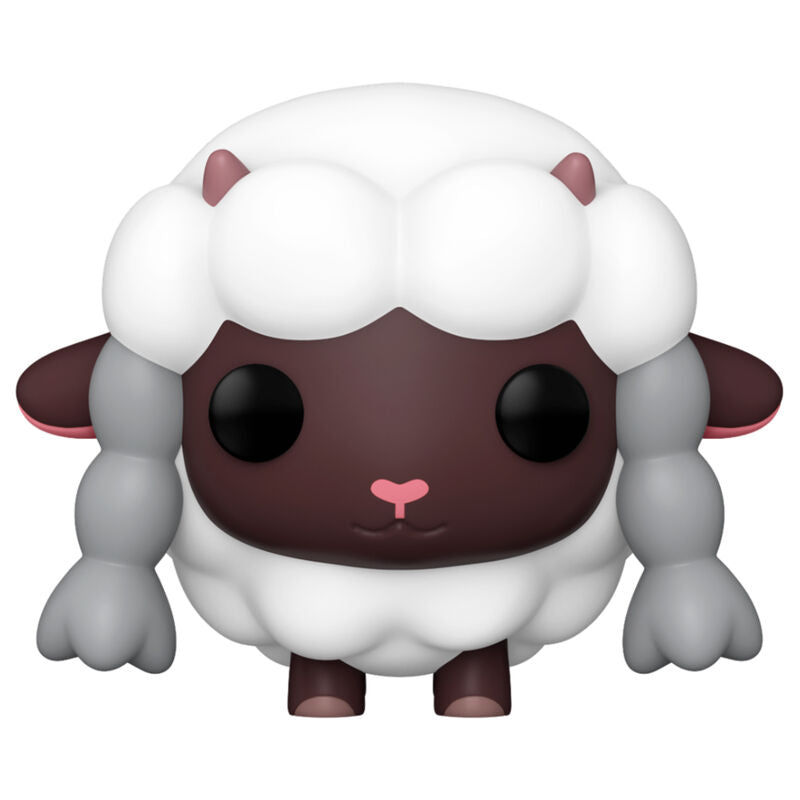 Figurine Funko POP en vinyle représentant le Pokémon Wooloo de 9 cm dans sa boîte cadeau officielle