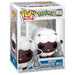 Vue rapprochée de la figurine Pokémon Wooloo Funko POP montrant les détails et la qualité du vinyle