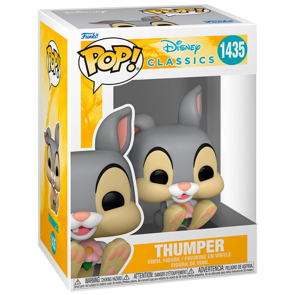Figurine Funko POP de Thumper de Disney Classic Bambi en vinyle, hauteur 9 cm, présentée dans sa boîte cadeau