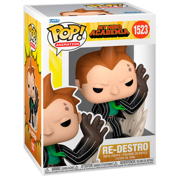 Figurine Funko POP Re-Destro de My Hero Academia en vinyle, haute qualité, vue de face