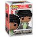 Détail rapproché de la figurine Funko POP représentant Aretha Franklin avec ses vêtements caractéristiques