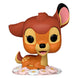 Vue rapprochée de la figurine Funko POP Bambi Disney, présentant ses détails soignés et couleurs vives