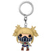 Vue latérale du porte-clés Pocket POP Himiko Toga montrant les détails de la figurine et la chaîne métallique