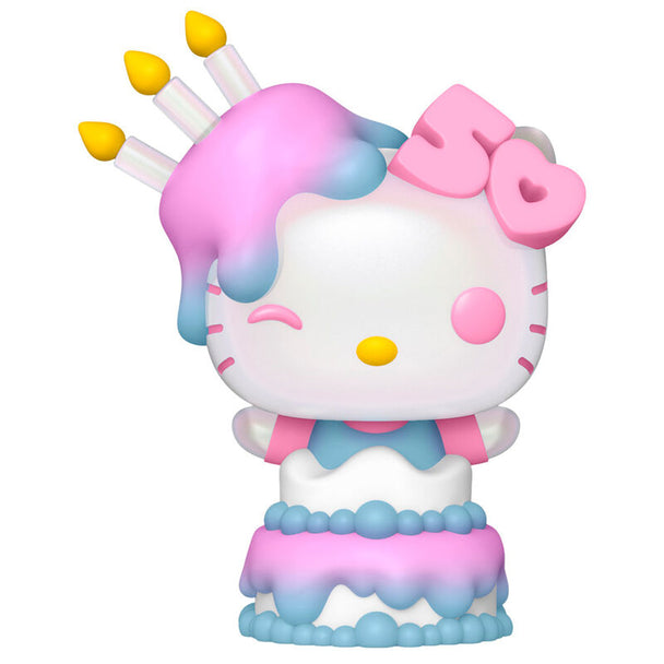 Vue de la boîte collector de la figurine Funko POP Hello Kitty 50e anniversaire Sanrio