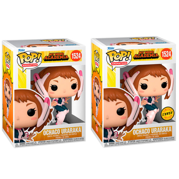 Figurine Funko POP de Ochaco Uraraka de My Hero Academia en vinyle de 9 cm dans sa boîte cadeau