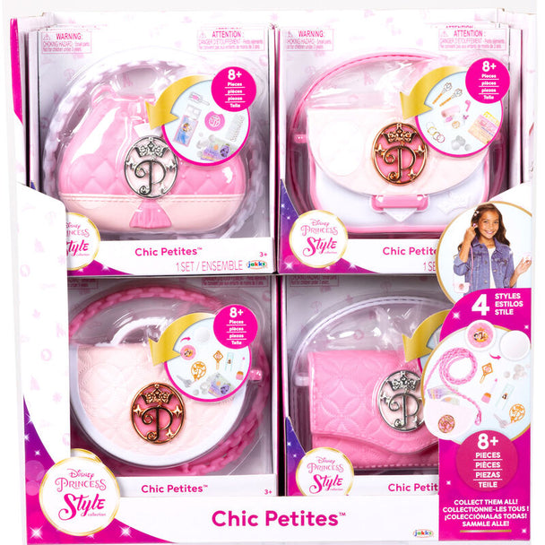 Détail des accessoires inclus avec le sac Disney Princess Chic