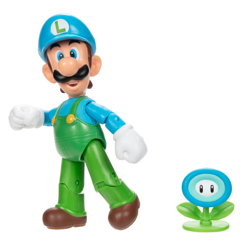 Gros plan sur les accessoires et finitions de la figurine Super Mario Bros Série 31 de 10 cm