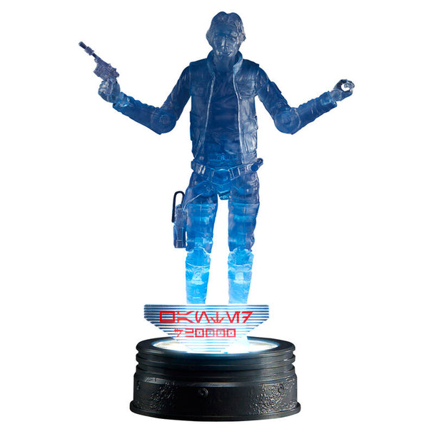 Détail des accessoires inclus avec la figurine Han Solo Holocomm Star Wars Black Series