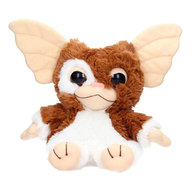 Peluche Gizmo Gremlins 31 cm vue de face avec détails réalistes et texture douce en polyester