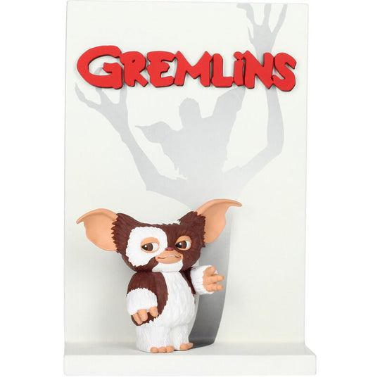Figurine 3D Gremlins Gizmo de 25cm vue de face avec détails précis du visage
