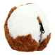 Peluche Gizmo Gremlins posée debout sur fond blanc, montrant sa taille et ses couleurs authentiques