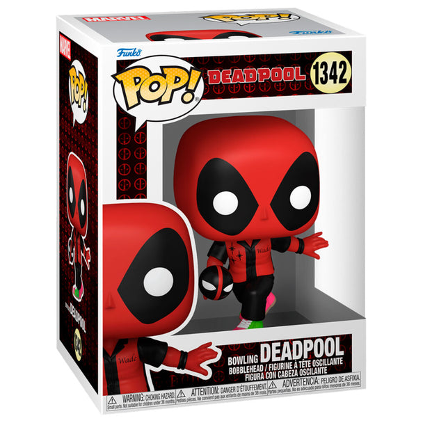 Boîte cadeau Funko POP Marvel Deadpool Bowling, présentation soignée avec logo et design exclusif