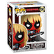 Boîte cadeau officielle Funko POP Marvel Deadpool Heavy Metal avec illustration colorée