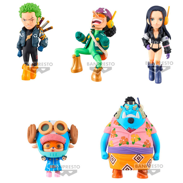 Figurine One Piece Egg Head 2 de 7cm par BANPRESTO, vue de face avec détails précis et couleurs vives.