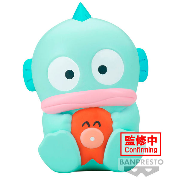 Figurine Hangyodon Sanrio Sofvimates de 11 cm vue de face avec détails colorés