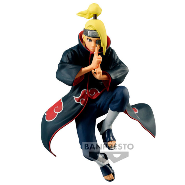 Figurine Deidara Naruto Shippuden 13cm de la collection Vibration Star par BANPRESTO, détaillée et colorée.