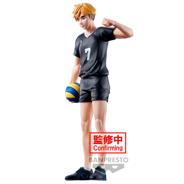 Figurine Haikyu!! Atsumu Miya de 19 cm vue de face avec détails précis