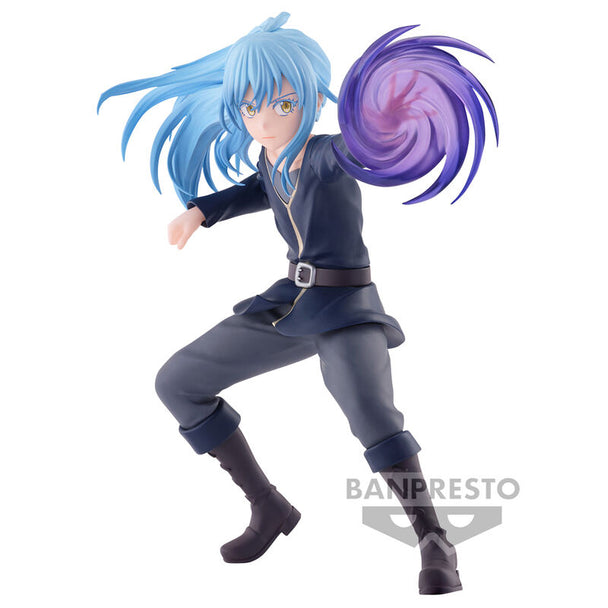 Figurine Rimuru Tempest de 16 cm en position dynamique, vue de face