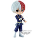 Figurine Shoto Todoroki Q Posket de 14 cm en position dynamique, vue de face