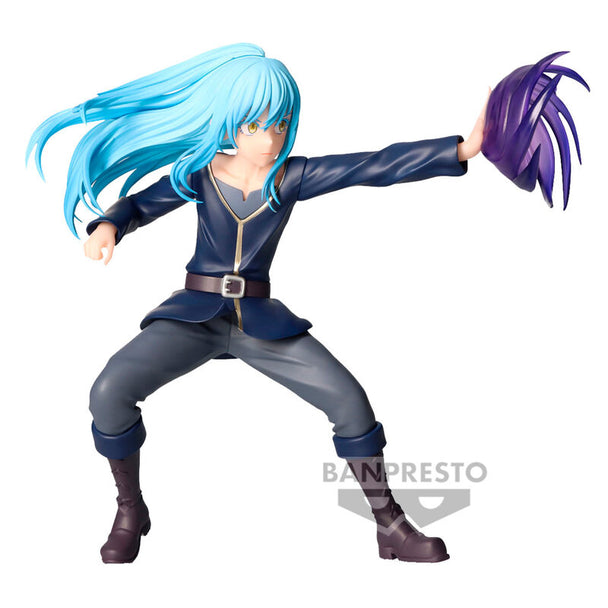 Détail de la figurine Rimuru Tempest montrant les couleurs vives et la finition