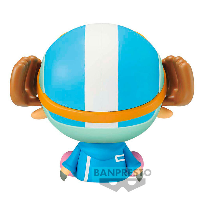 Profil gauche de la figurine Chopper Egghead One Piece montrant les couleurs vives