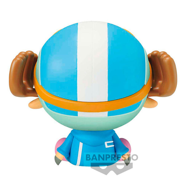 Profil gauche de la figurine Chopper Egghead One Piece montrant les couleurs vives