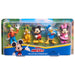 Pack de 5 figurines Disney Mickey Mouse de la marque JUST PLAY, présenté sur fond blanc