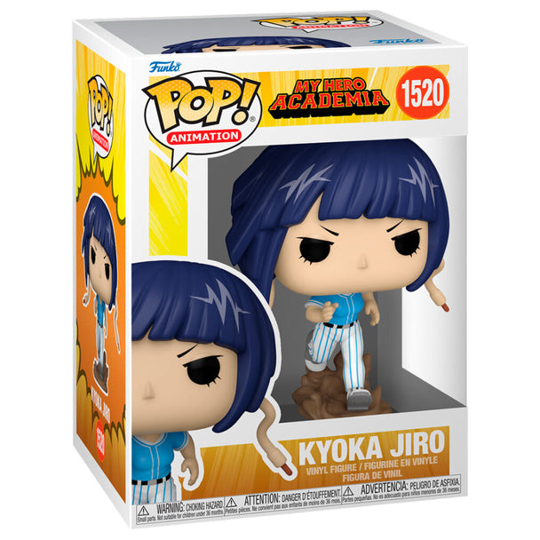 Boîte cadeau de la figurine Funko POP Kyoka Jiro, packaging officiel et design attractif pour collectionneurs