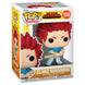 Vue rapprochée de la figurine Funko POP Eijiro Kirishima avec détails du visage et costume rouge vif