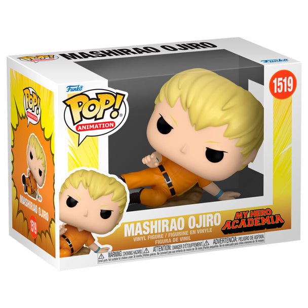 Figurine Funko POP Mashirao Ojiro de My Hero Academia en vinyle, hauteur 9 cm, vue de face avec détails précis
