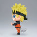 Vue rapprochée sur le visage expressif de la figurine Naruto Uzumaki 10cm officielle BANPRESTO