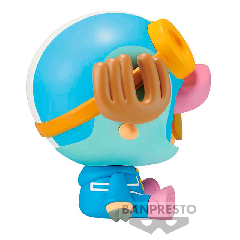 Vue arrière de la figurine Chopper Egghead One Piece mettant en valeur la texture
