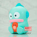 Figurine Hangyodon Sanrio Sofvimates posée sur une surface blanche avec éclairage naturel