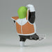 Vue latérale de la figurine Guldo de la Ginyu Force, 8 cm, pour collection.