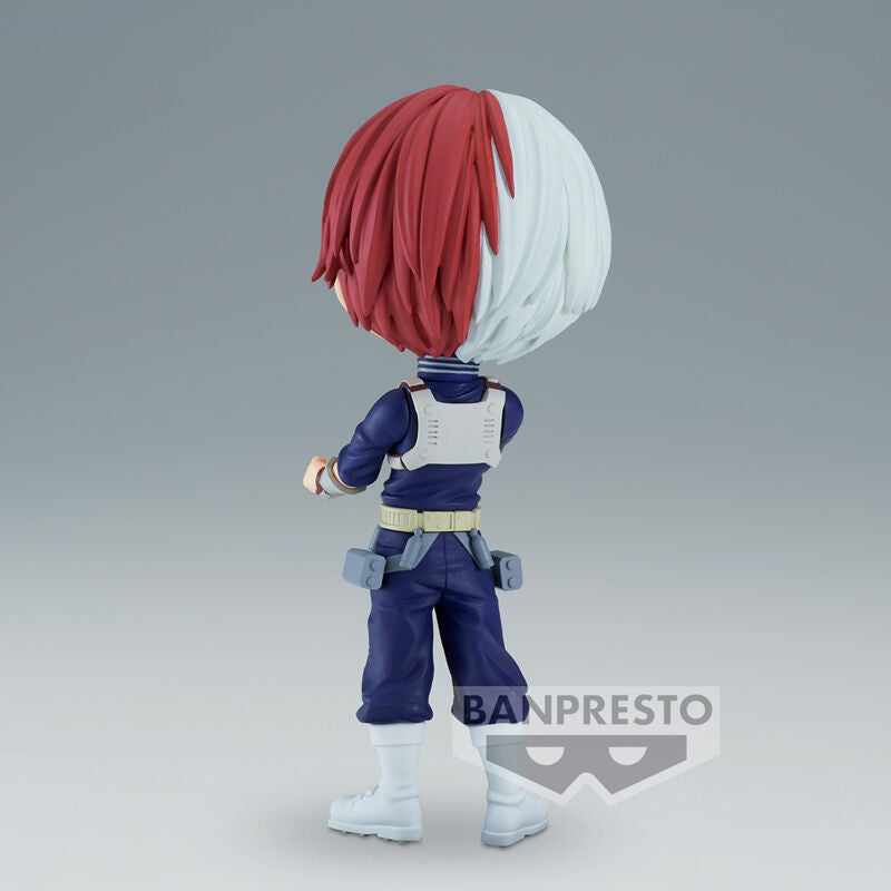 Emballage officiel BANPRESTO de la figurine Shoto Todoroki Q Posket 14 cm