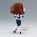 Figurine My Hero Academia Ochaco Uraraka Q Posket sur fond neutre mettant en valeur sa finition