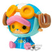 Figurine Chopper Egghead One Piece posée sur un socle, hauteur 11 cm