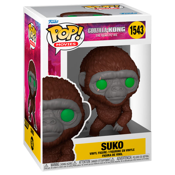 Figurine Funko POP Kong The New Empire en vinyle de 9 cm présentée dans son emballage collector.