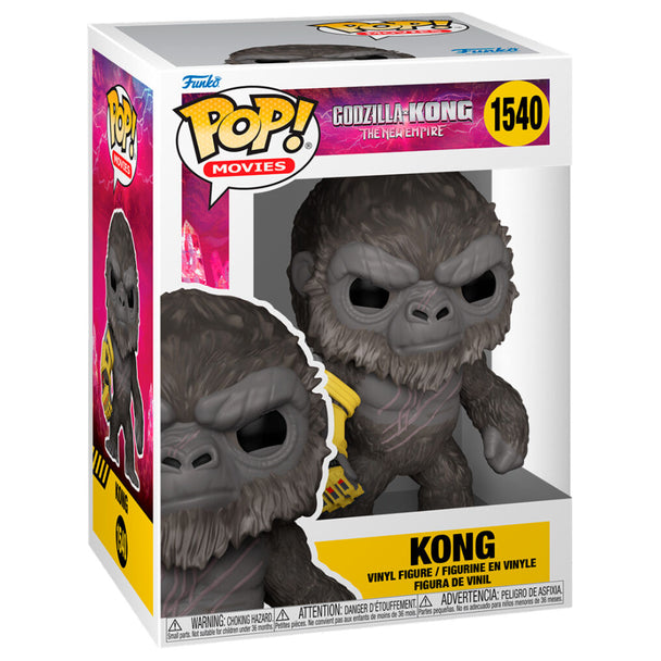 Figurine Funko POP Kong The New Empire en vinyle de 9cm présentée dans sa boîte collector