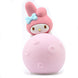 Vue latérale d’une figurine lumineuse Hello Kitty montrant ses composants électroniques
