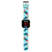 Montre Disney Stitch avec affichage LED lumineux posée sur fond blanc, vue de face