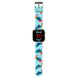 Montre Disney Stitch avec affichage LED lumineux posée sur fond blanc, vue de face