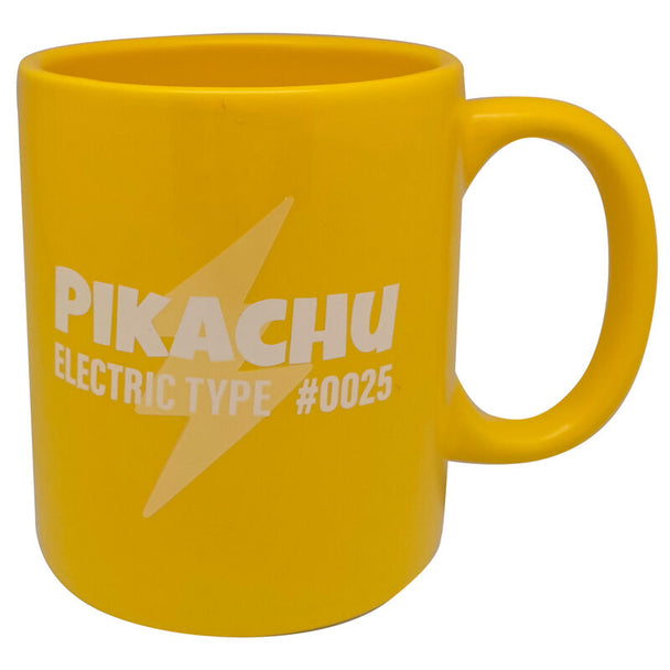 Détail du design 3D du mug Pikachu montrant les couleurs vives et les contours précis du personnage Pokémon