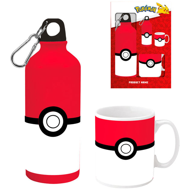 Mug Pokémon assorti à la gourde, parfait pour les boissons chaudes ou froides