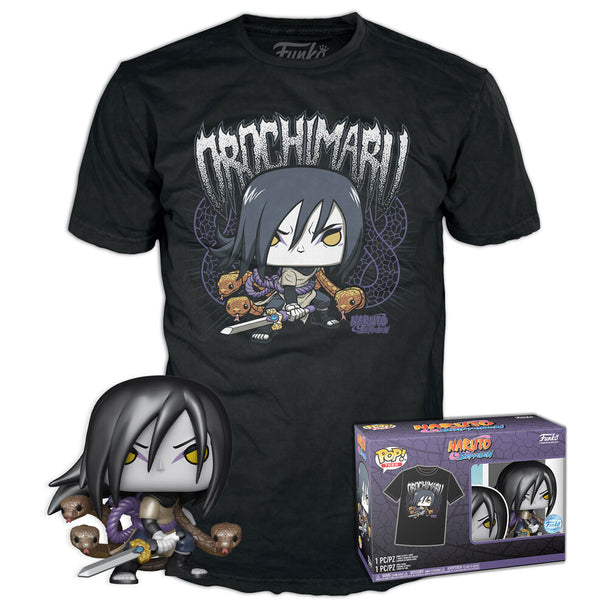 Figurine POP Orochimaru de Naruto Shippuden en gros plan avec détails précis et couleurs vives