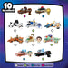 Ensemble Doorables Star Wars Galactic Cruisers montrant le véhicule et la figurine surprise inclus