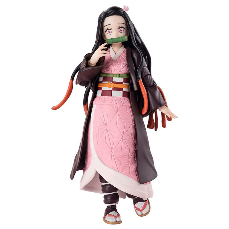 Figurine articulée Tanjiro Kamado de 13 cm en tenue traditionnelle Demon Slayer