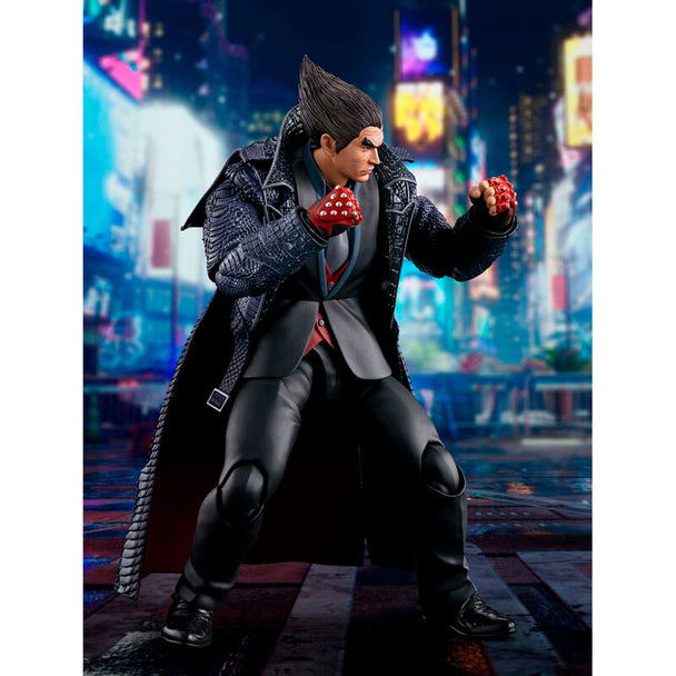 Détail des accessoires inclus avec la figurine Tekken Kazuya Mishima S.H Figuarts 15cm