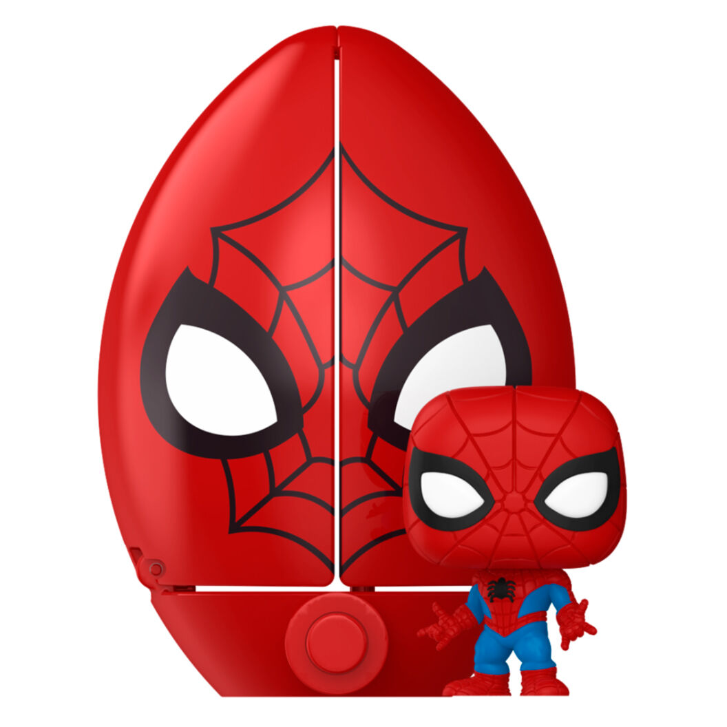 Figurine Pocket POP Marvel en forme d'œuf - vue de face avec détails colorés