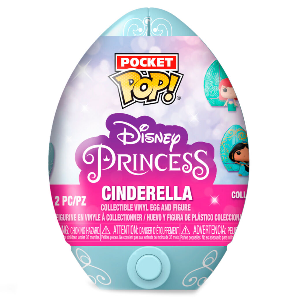 Image de côté montrant les détails précis de la figurine Funko Pocket POP Disney œuf